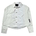 John Richmond Camicia Manica Lunga Tinta Unita per Bambina RGP26101CA BIANCO JOHN RICHMOND 
