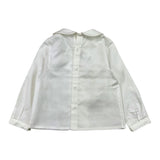 Little Bear Camicia Tinta Unita Con Bottoni Bianco Per Neonato