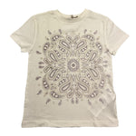 Eleventy T-Shirt Girocollo Tinta Unita con Stampe per Bambino EW8P11 BIANCO ELEVENTY 