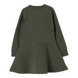 MICHAEL KORS abito girocollo tinta unita con sampa Verde per Bambina R30166 VERDE MICHAEL KORS 