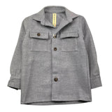 NUPKEET cappotto tinta unita con bottoni Grigio per Bambino 4DNK367 GRIGIO NUPKEET 