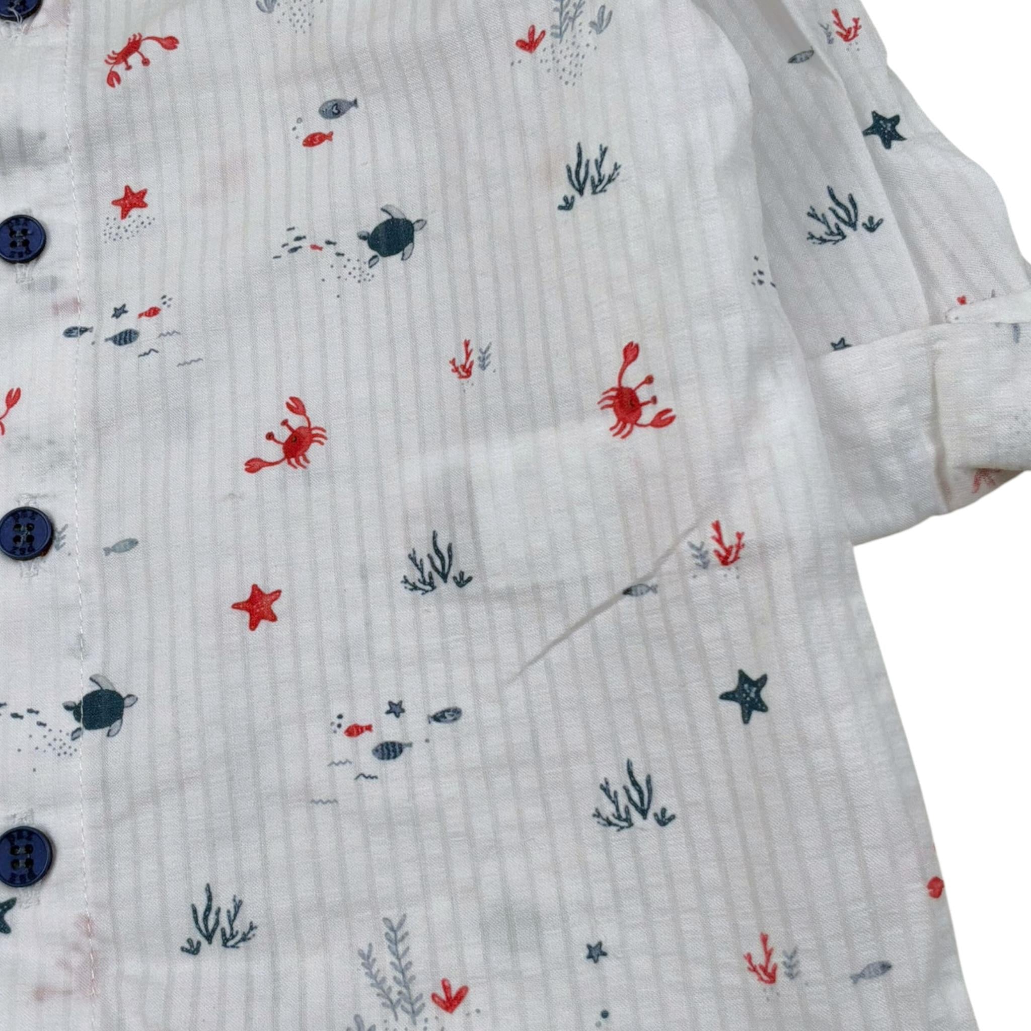 Paz Rodriguez Completo 2 Pezzi Camicia-Bermuda per Bambino 006150739J BIANCO/BLU PAZ RODRIGUEZ 