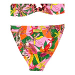 4Giveness Costume 2 Pezzi Tinta Unita con Fantasia Triangolo-Slip per Bambina 125GBWBK5257 ROSA 4GIVENESS 