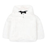 JOHN RICHMOND pelliccia tinta unita con zip e cappuccio Bianco per Neonata RIA24007PL BIANCO JOHN RICHMOND 