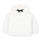 JOHN RICHMOND pelliccia tinta unita con zip e cappuccio Bianco per Neonata RIA24007PL BIANCO JOHN RICHMOND 
