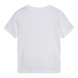 Diesel T-Shirt Girocollo Tinta Unita con Logo per Bambino J02233 BIANCO DIESEL 