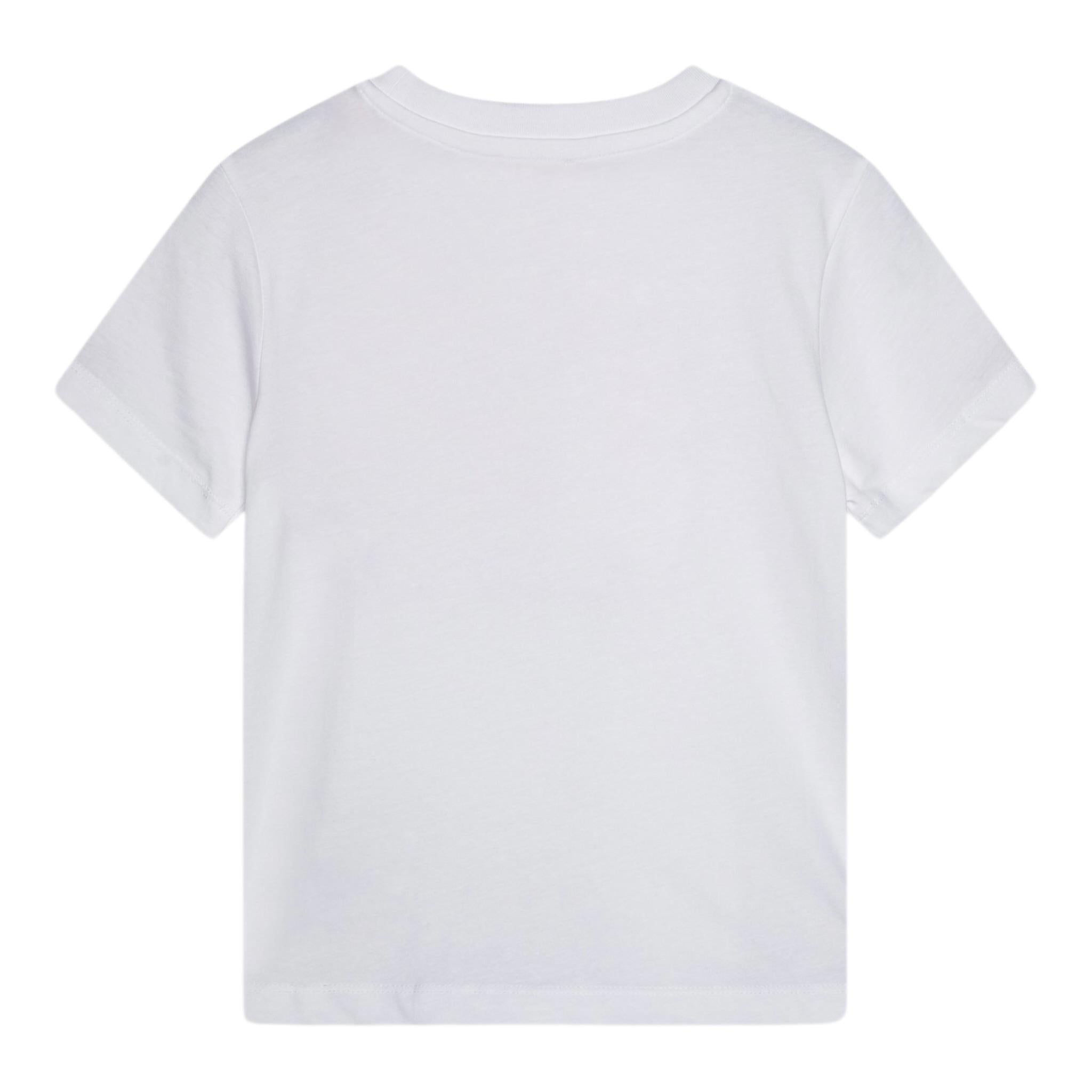 Diesel T-Shirt Girocollo Tinta Unita con Logo per Bambino J02233 BIANCO DIESEL 
