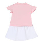 Moschino Completo 2 Pezzi T-Shirt-Gonna per Neonata MAG01G BIANCO/ROSA MOSCHINO 