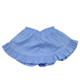 Msgm Short Tinta Unita Con Logo Azzurro Per Neonato