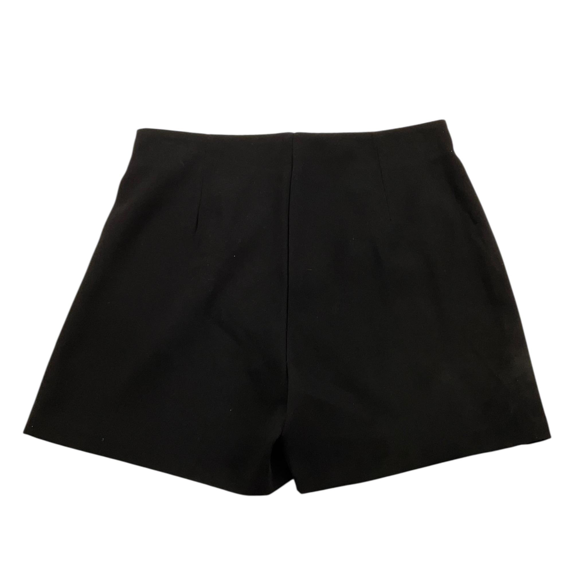 MARC ELLIS short tinta unita con bottoni in contrasto Nero per Bambina JMJS00202 NERO MARC ELLIS 