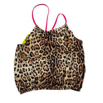 4Giveness Top tinta unita con Fantasia Maculata Marrone per Bambina FGCG3932X MARRONE 4GIVENESS 