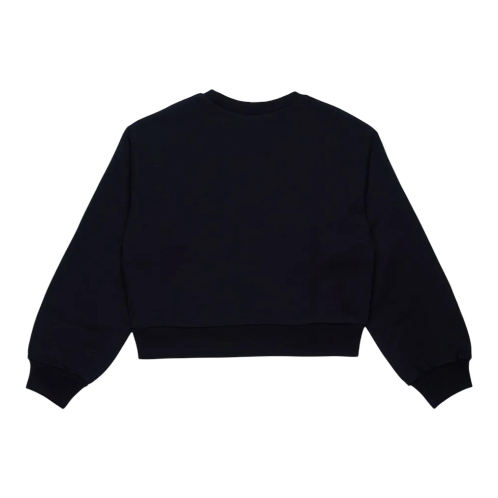 MARNI felpa girocollo tinta unita con stampa Nero per Bambina M01193 NERO MARNI 