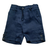 Manuel & Frank Bermuda Tinta Unita con Elastico In Vita per Neonato MF2047I BLU MANUEL & FRANK 