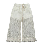 Lalalu' Pantalone Tinta Unita Traforato per Neonata PTL80PBX BEIGE LALALU' 