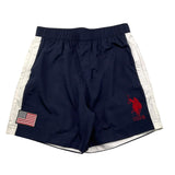 U.S. Polo Assn Costume Tinta Unita con Profili In Contrasto Blu per Bambino