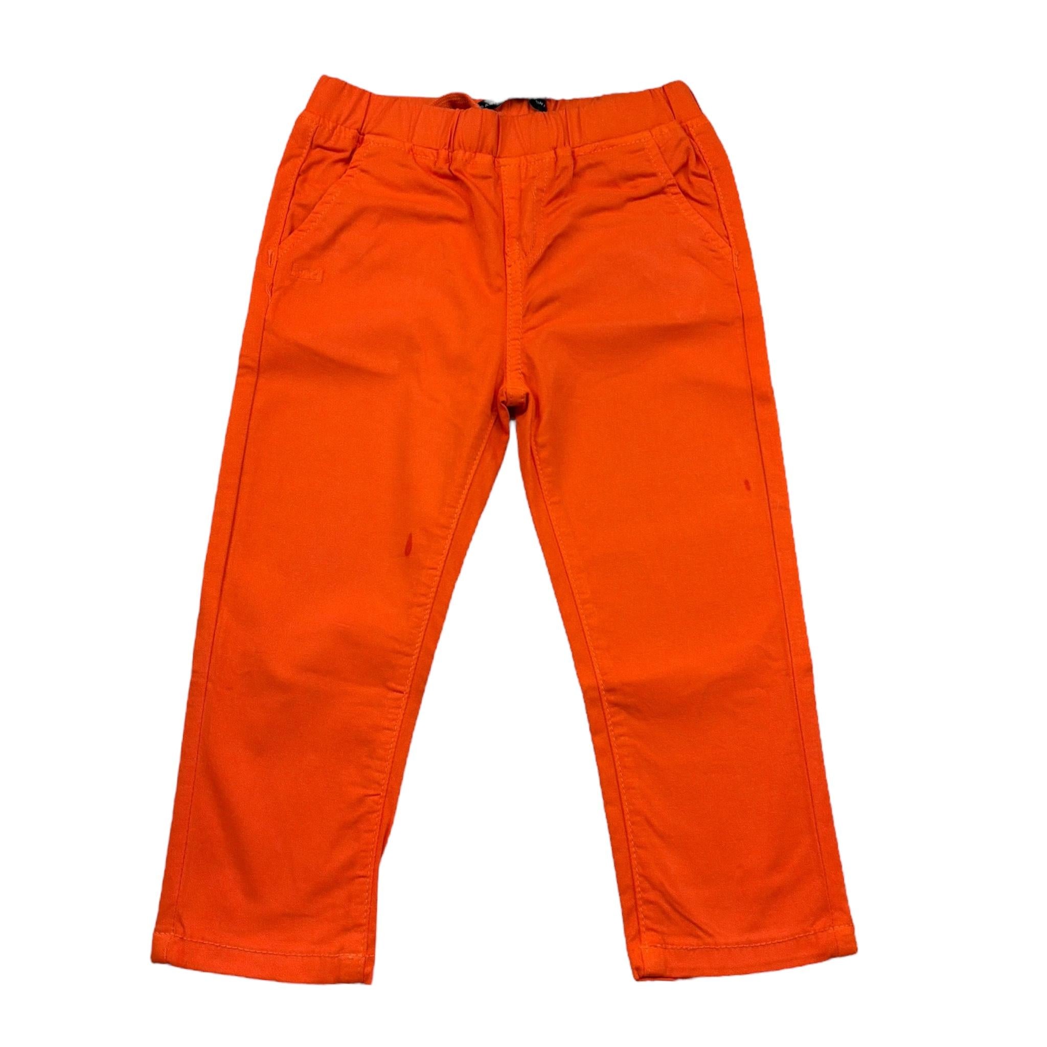 Daniele Alessandrini Pantalone Tinta Unita con Elastico In Vita per Neonato 1295P00206 ARANCIONE DANIELE ALESSANDRINI 