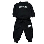 John Richmond Completo 2 Pezzi Felpa-Pantalone Tinta Unita per Neonato RIP26136CF NERO JOHN RICHMOND 