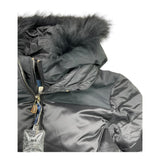 YES ZEE giubbino tinta unita con zip e cappuccio Nero per Bambina J016 NERO YES ZEE 