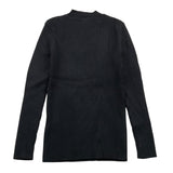 SMILE YES maglia tinta unita mezzo collo a costine Nero per Bambina BA903 NERO SMILE YES 