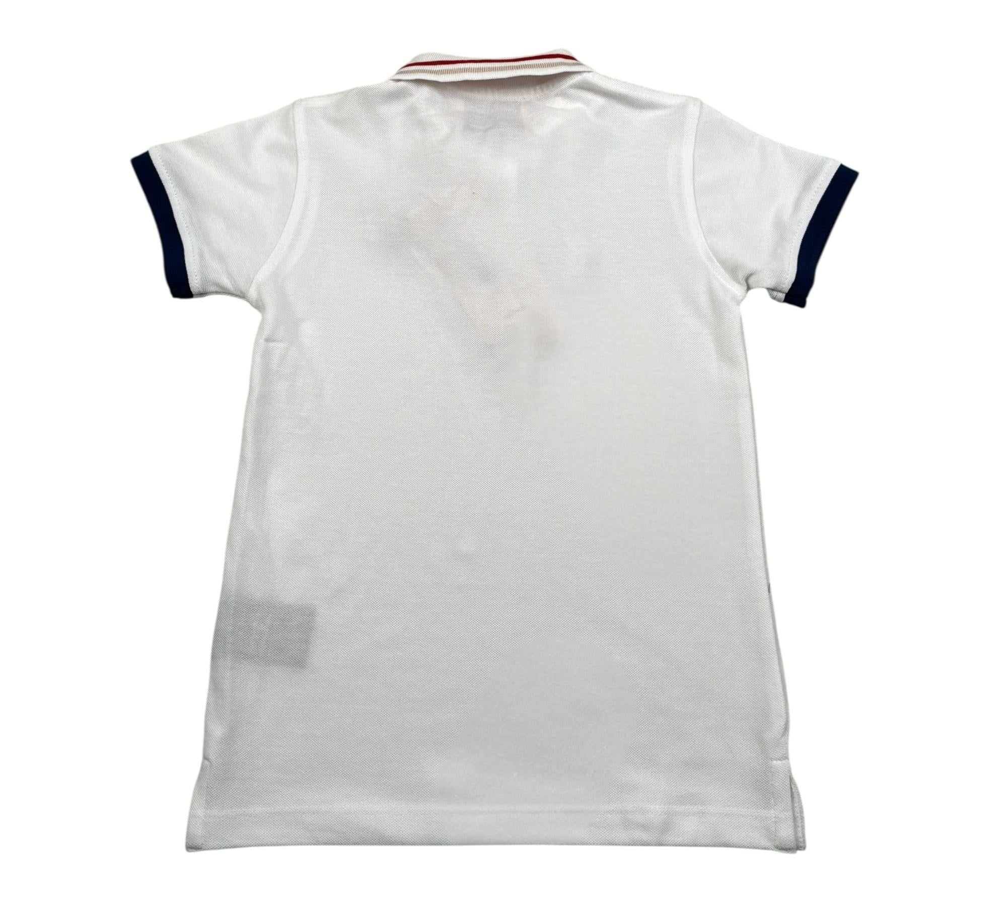 Trussardi Polo Mezza Manica Tinta Unita  per Bambino TBP26048PO BIANCO TRUSSARDI 