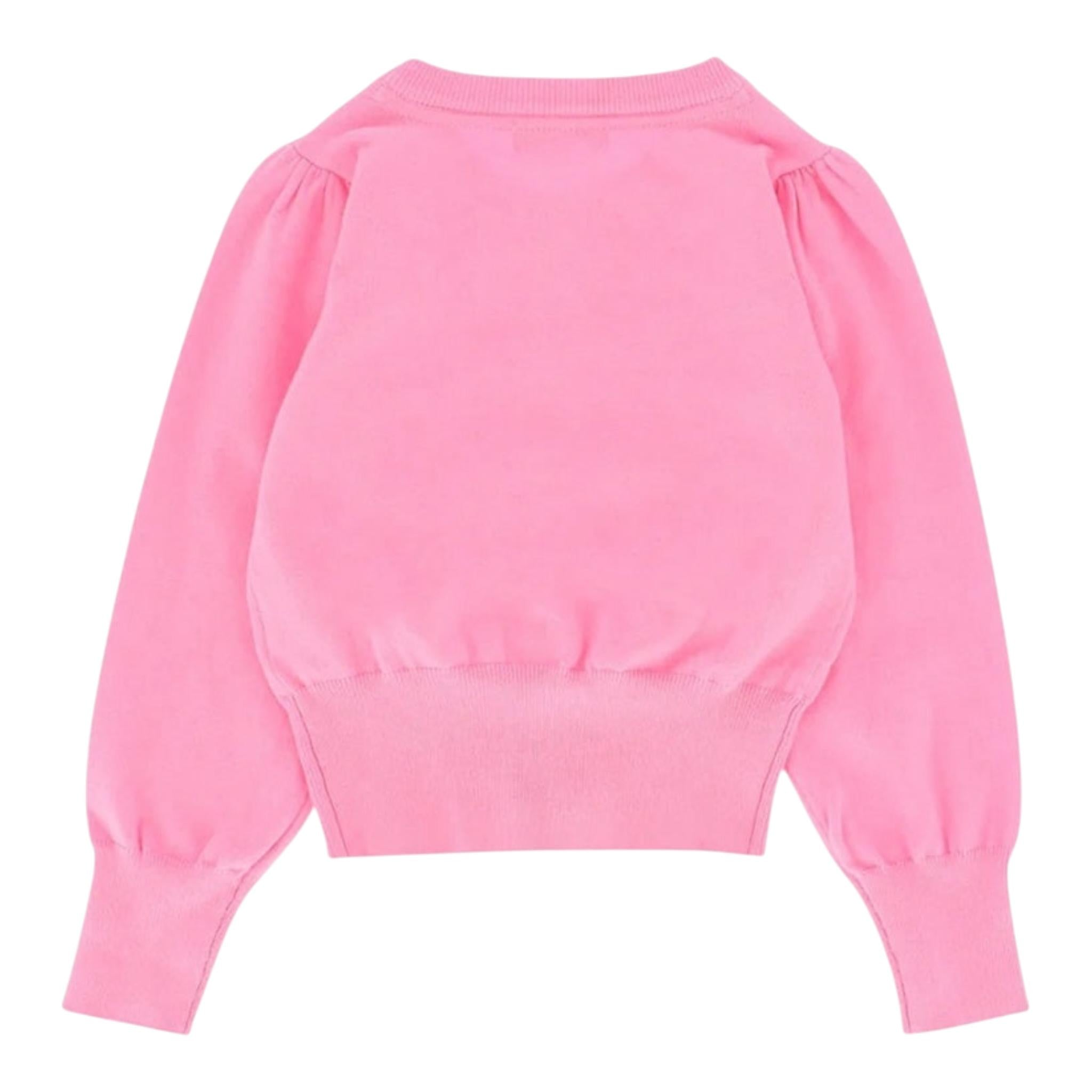 Angel'S Face Cardigan Tinta Unita con Fiocchi per Bambina NICOLETTE ROSA ANGEL'S FACE 