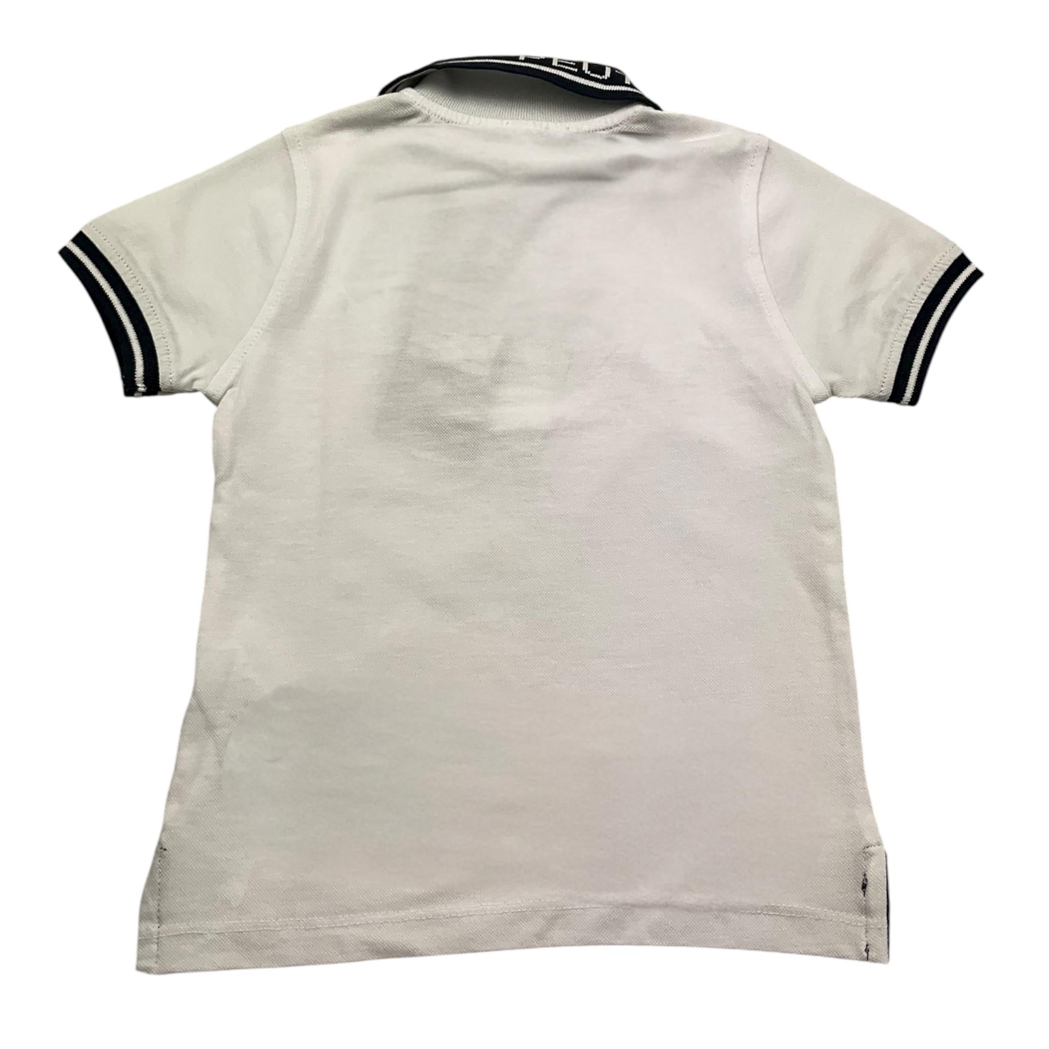 Peuterey Polo Mezza Manica con Colletto per Neonato PTB1999 BIANCO PEUTEREY 