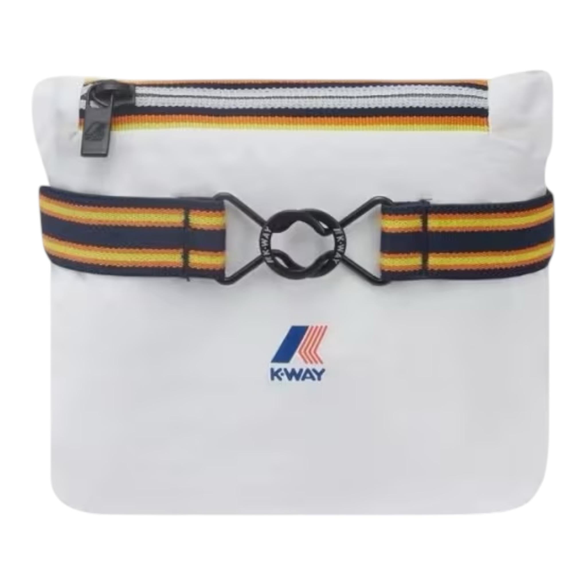 K-Way Giubbino Tinta Unita con Zip E Cappuccio per Bambino K81253WM BIANCO K-WAY 