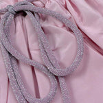 A' La Page Gonna Tinta Unita con Elastico In Vita per Neonata AL04 ROSA A' LA PAGE 