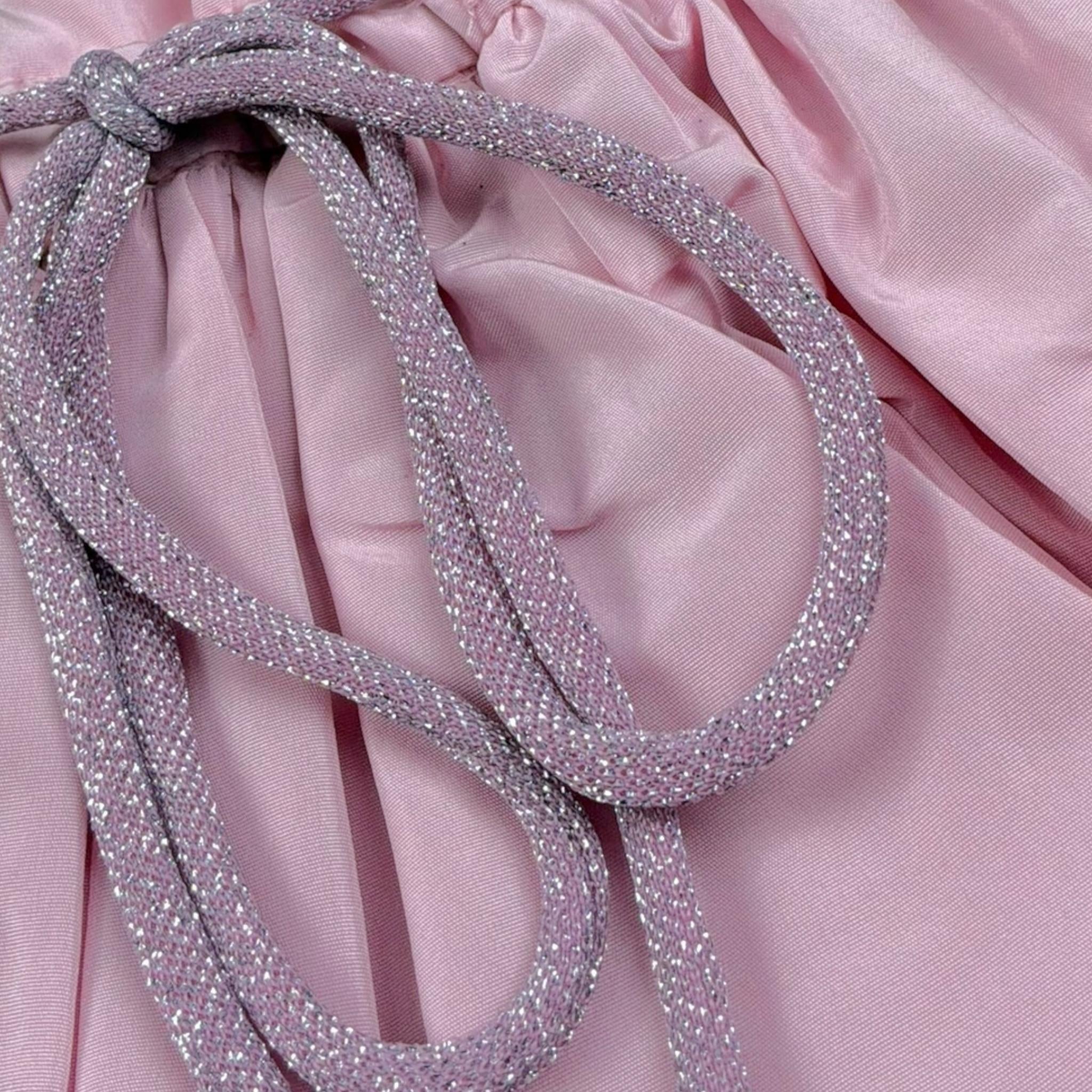 A' La Page Gonna Tinta Unita con Elastico In Vita per Neonata AL04 ROSA A' LA PAGE 