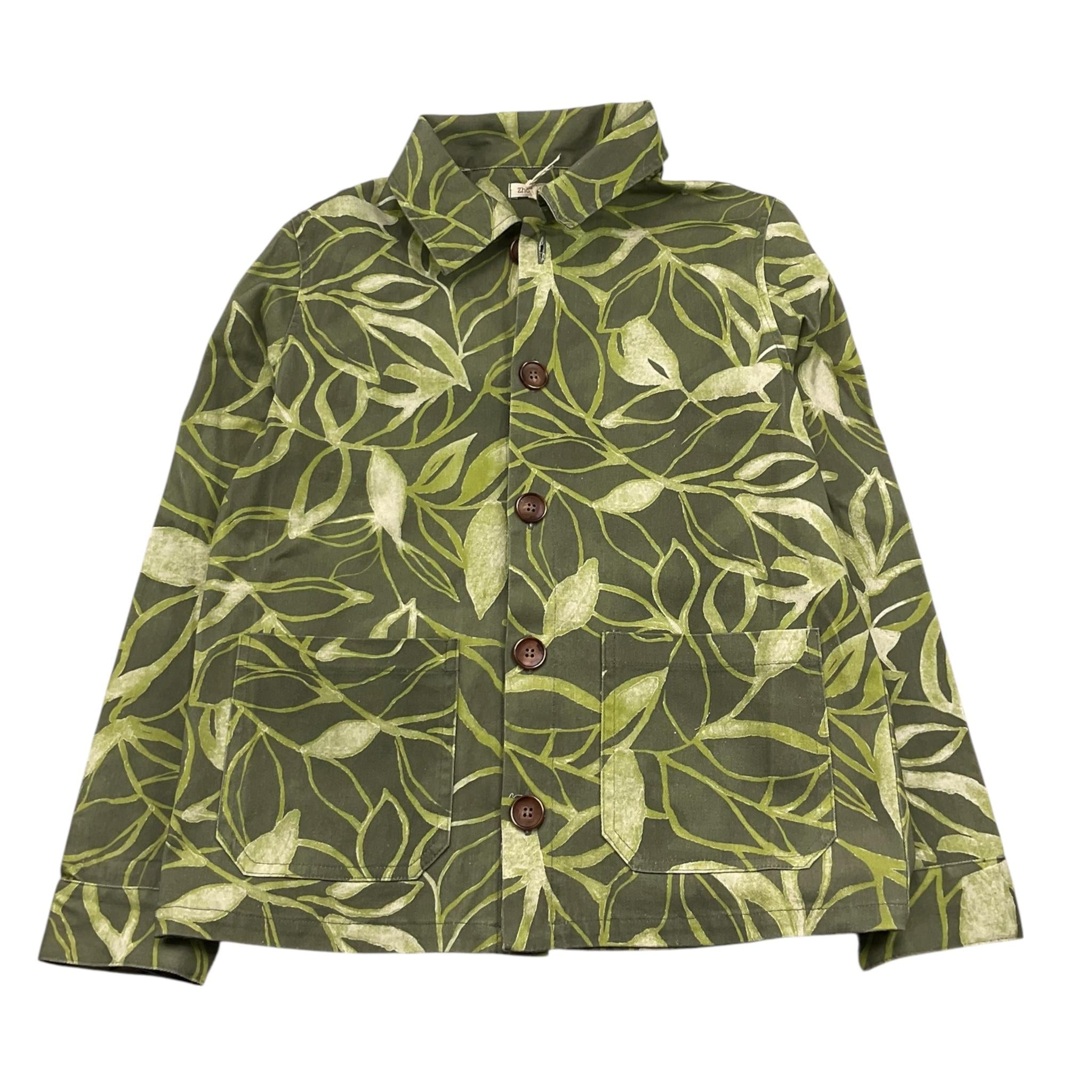 Zhoe & Tobiah Giacca Camicia Manica Lunga Stampa Fantasia per Bambino JU2M VERDE ZHOE & TOBIAH 