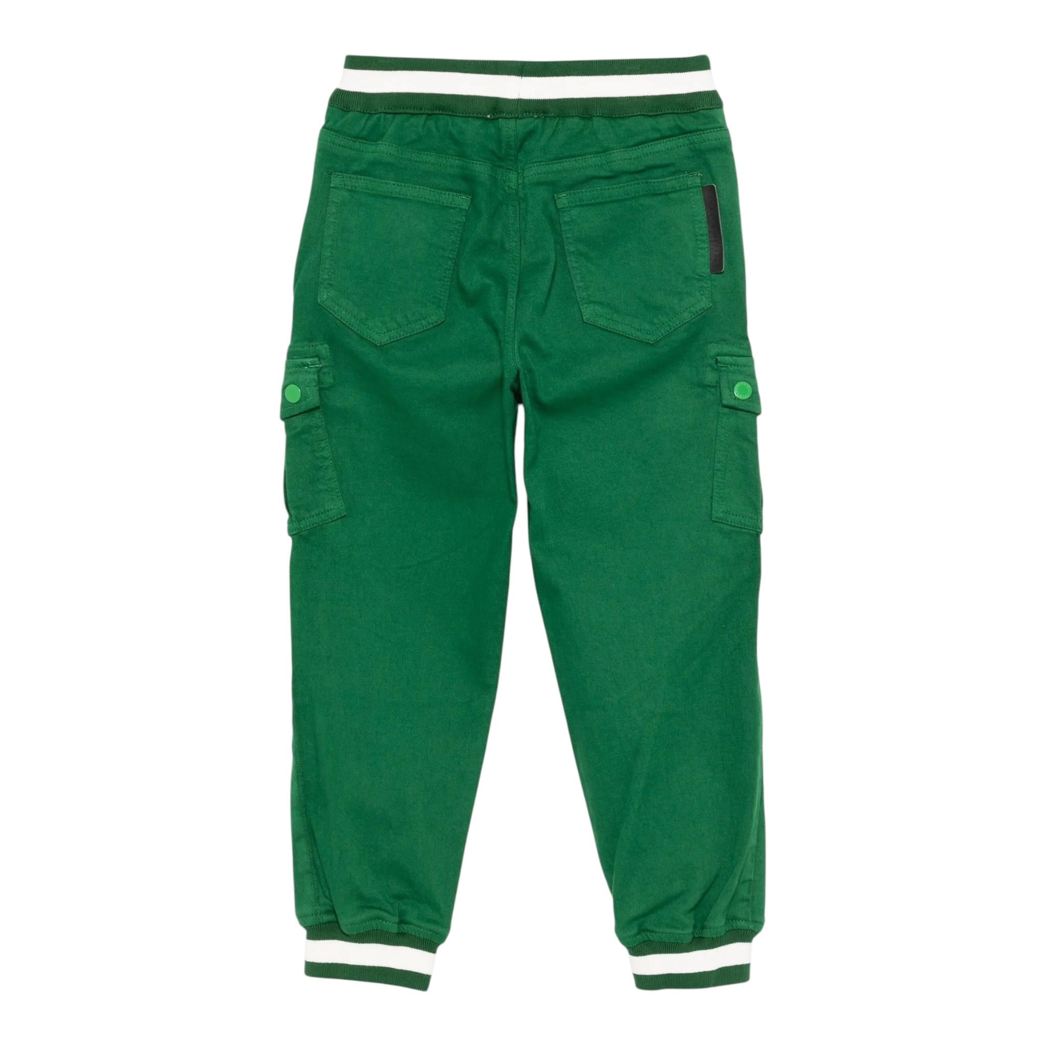 STELLA McCARTNEY pantalone tinta unita con elastico in vita Verde per Bambino TV6R70 VERDE STELLA McCARTNEY 