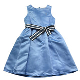 Trussardi Abito Mezza Manica Tinta Unita per Bambina TGP26049VE AZZURRO TRUSSARDI 