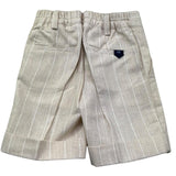 Manuel & Frank Bermuda Tinta Unita con Girovita Regolabile per Bambino MF2314B BEIGE MANUEL & FRANK 