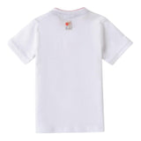 Sarabanda T-Shirt Tinta Unita con Stampa per Neonato 0B144XN BIANCO SARABANDA 