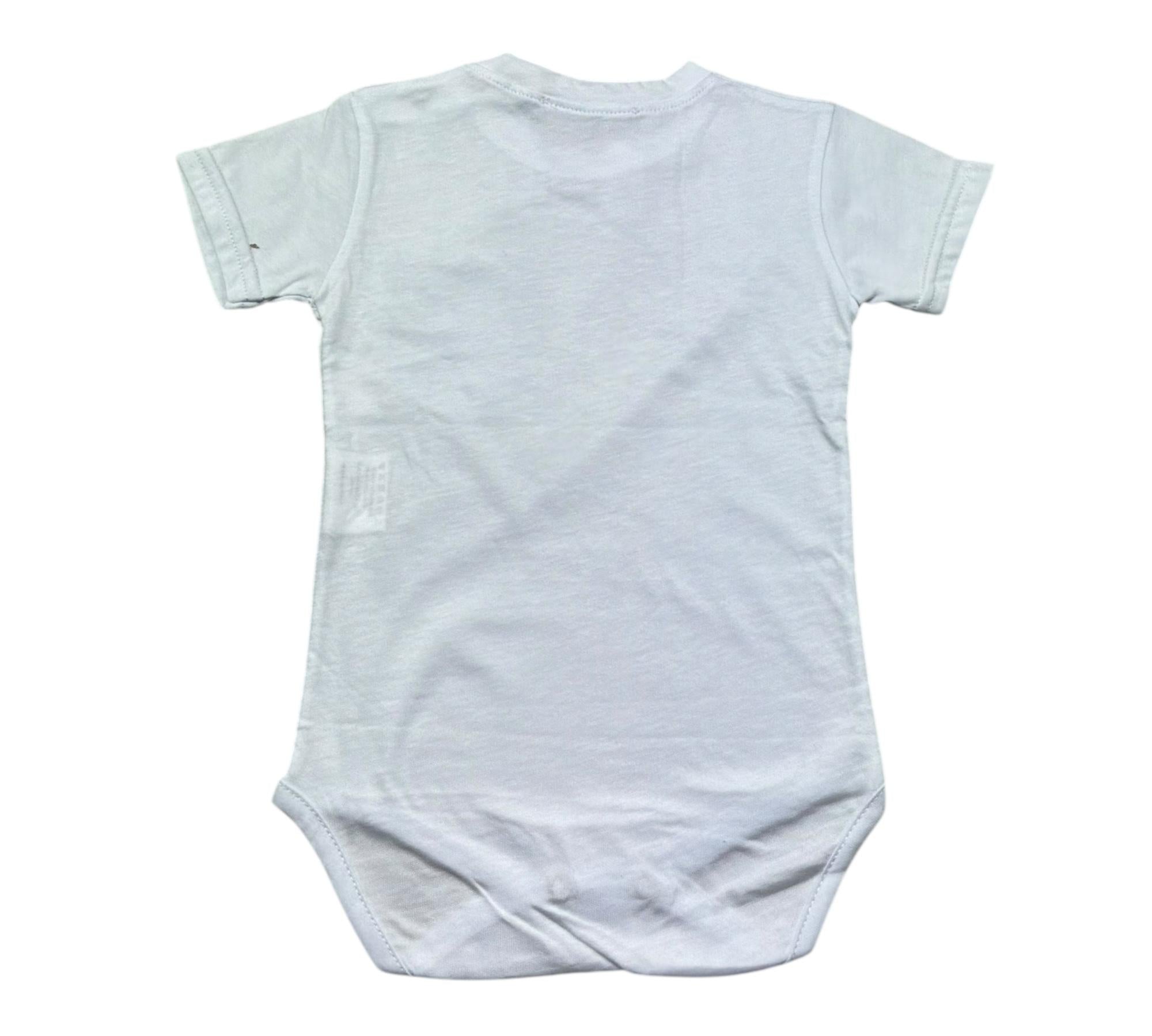 Manuel & Frank Body Mezza Manica Tinta Unita per Neonato BFMGG BIANCO MANUEL & FRANK 