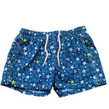 Saint Barth Cstume Modello Boxer Tinta Unita con Stampa per Bambino JEA0022JESNMA BLU SAINT BARTH 
