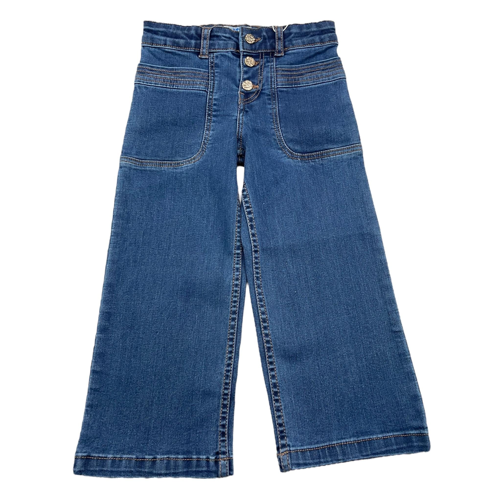 MAYORAL jeans tinta unita modello palazzo Blu per Bambina 4547 BLU MAYORAL 