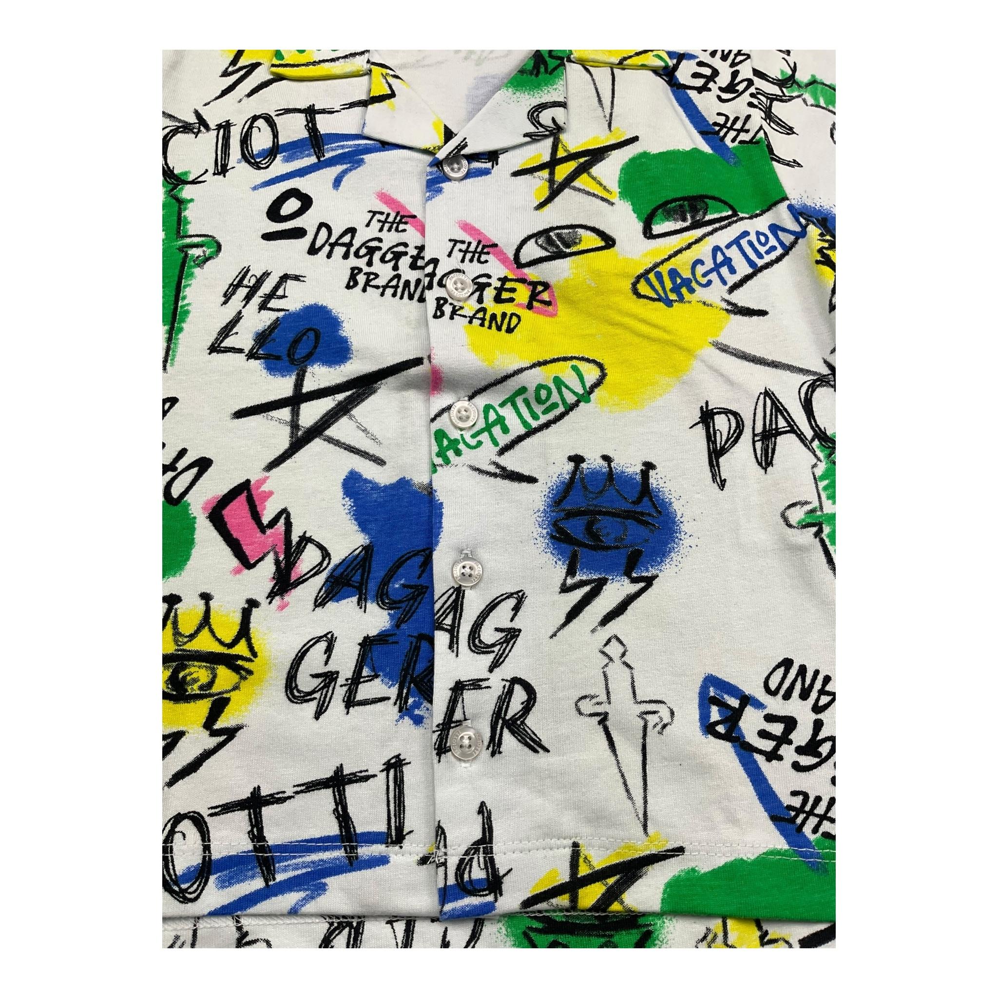 Cesare Paciotti Camicia Mezza Manica Tinta Unita Stampe per Neonato CMP5101B BIANCO CESARE PACIOTTI 