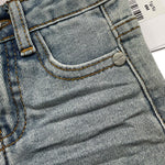 Cesare Paciotti Bermuda In Denim Tinta Unita per Neonato BMP5161B AZZURRO CESARE PACIOTTI 