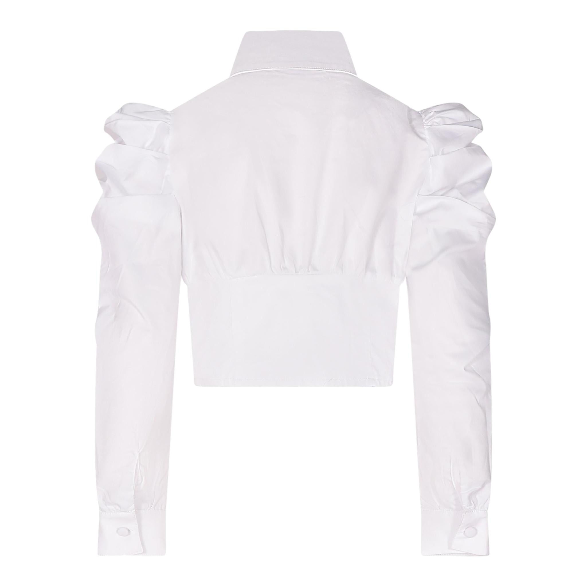 FUN & FUN camicia manica lunga tinta unita con cravatta Bianco per Bambina FJSH00449X BIANCO FUN & FUN 