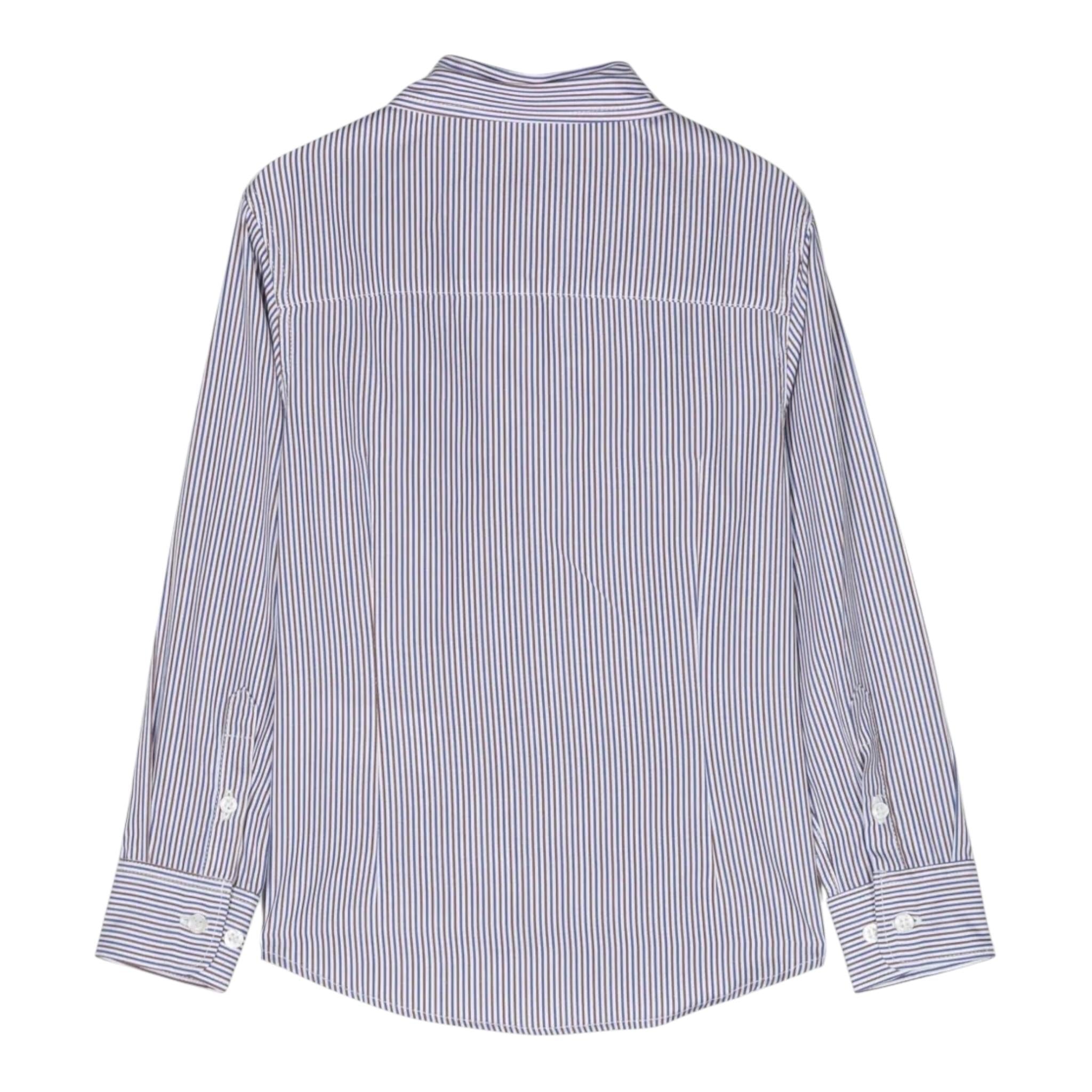 FAY camicia tinta unita con fantasia a righe Bianco per Bambino FT5P20 BIANCO FAY 