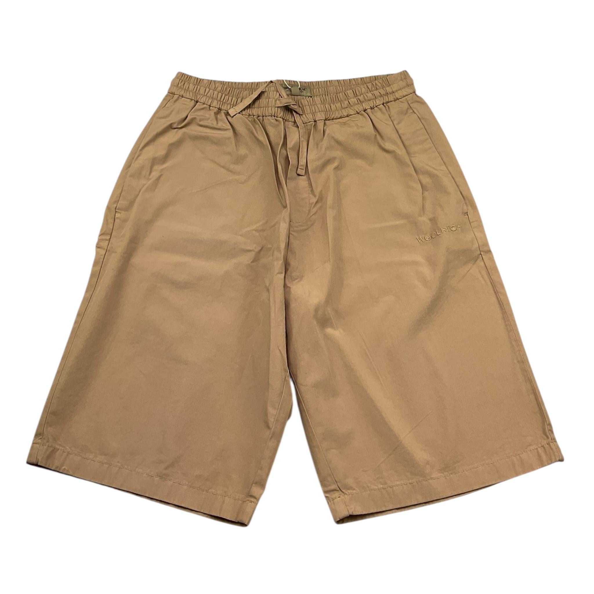 Woolrich Bermuda Tinta con Elastico In Vita per Bambina CFWKSH0062MRUT BEIGE WOOLRICH 