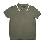Never Too Polo Mezza Manica tinta unita Verde per Bambino NT2371B VERDE NEVER TOO 