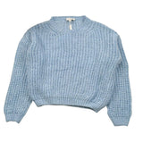 Magil Maglia Girocollo Tinta Unita per Bambina EJRI AZZURRO MAGIL 