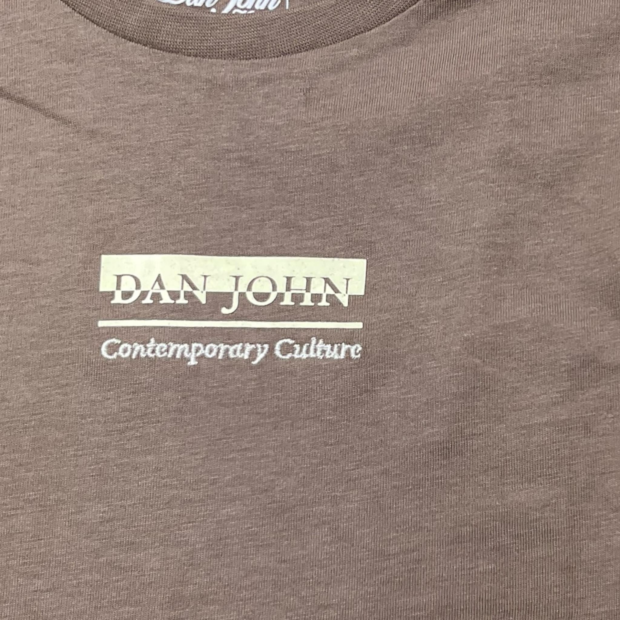 DAN JOHN shirt girocollo tinta unita con stampa Tortora per Bambino TSD5306J TORTORA DAN JOHN 
