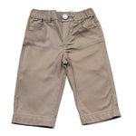 Trussardi Pantalone Tinta Unita con Elastico In Vita per Neonato TIP26114PA BIEGE TRUSSARDI 