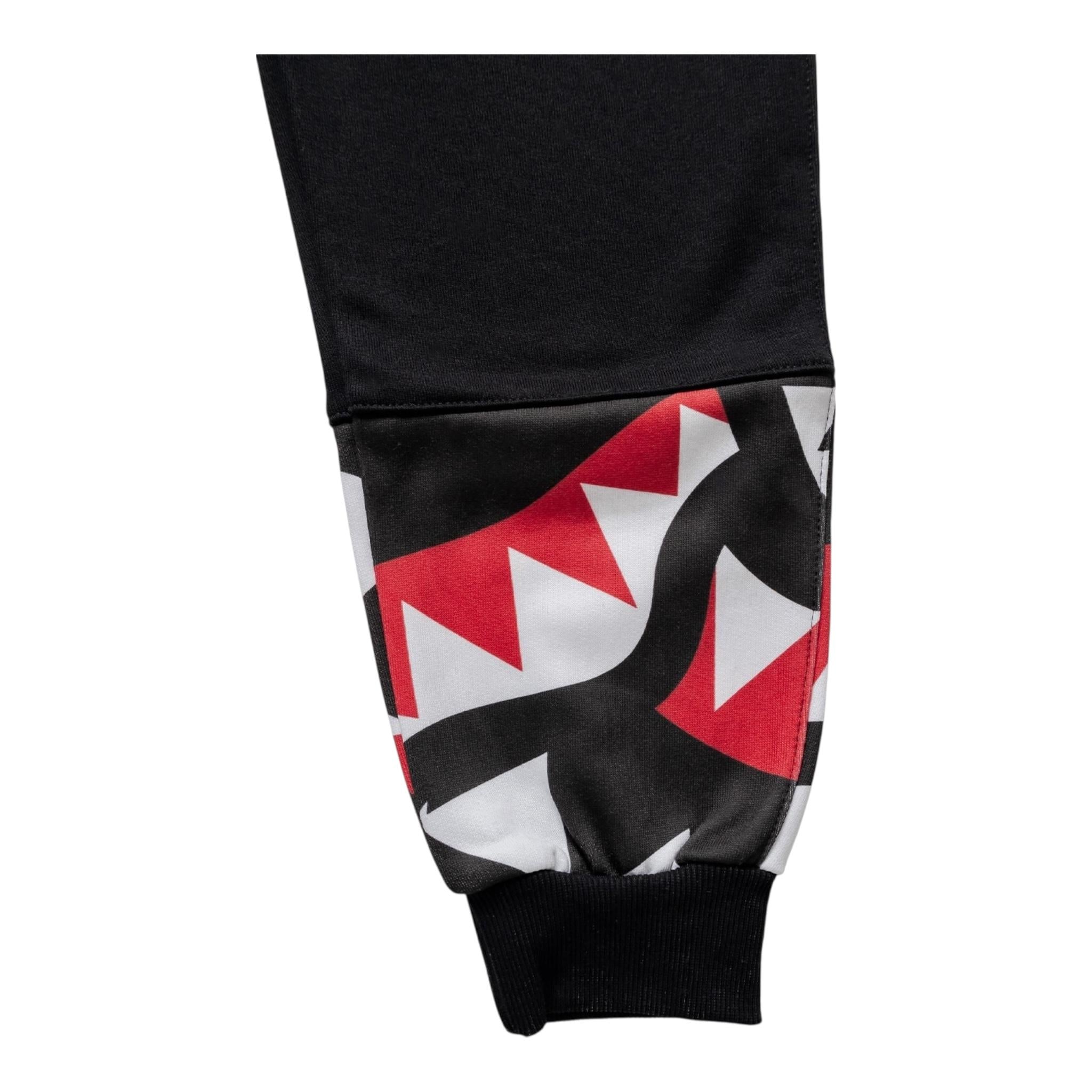 Sprayground Pantalone Tuta Tinta Unita con Stampa per Bambino SPY1202 NERO SPRAYGROUND 