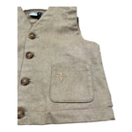 Trussardi Gilet Tinta Unita con Taschini per Neonato TIP26057GT BEIGE TRUSSARDI 