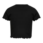 Only T-Shirt Tinta Unita Mezza Manica per Bambina 15225338 NERO ONLY 