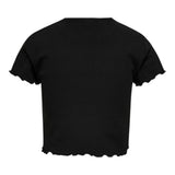 Only T-Shirt Tinta Unita Mezza Manica per Bambina 15225338 NERO ONLY 
